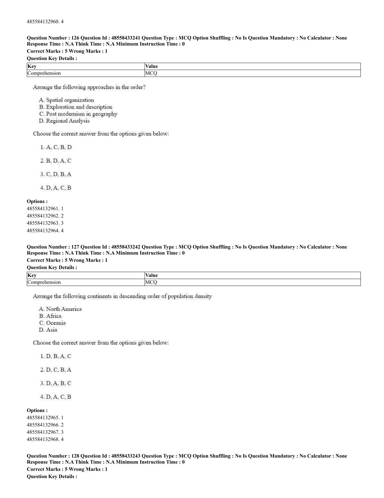 CUET 2023 English Urdu Shift 1 Question Papers - 18 June 2023 - Page 90
