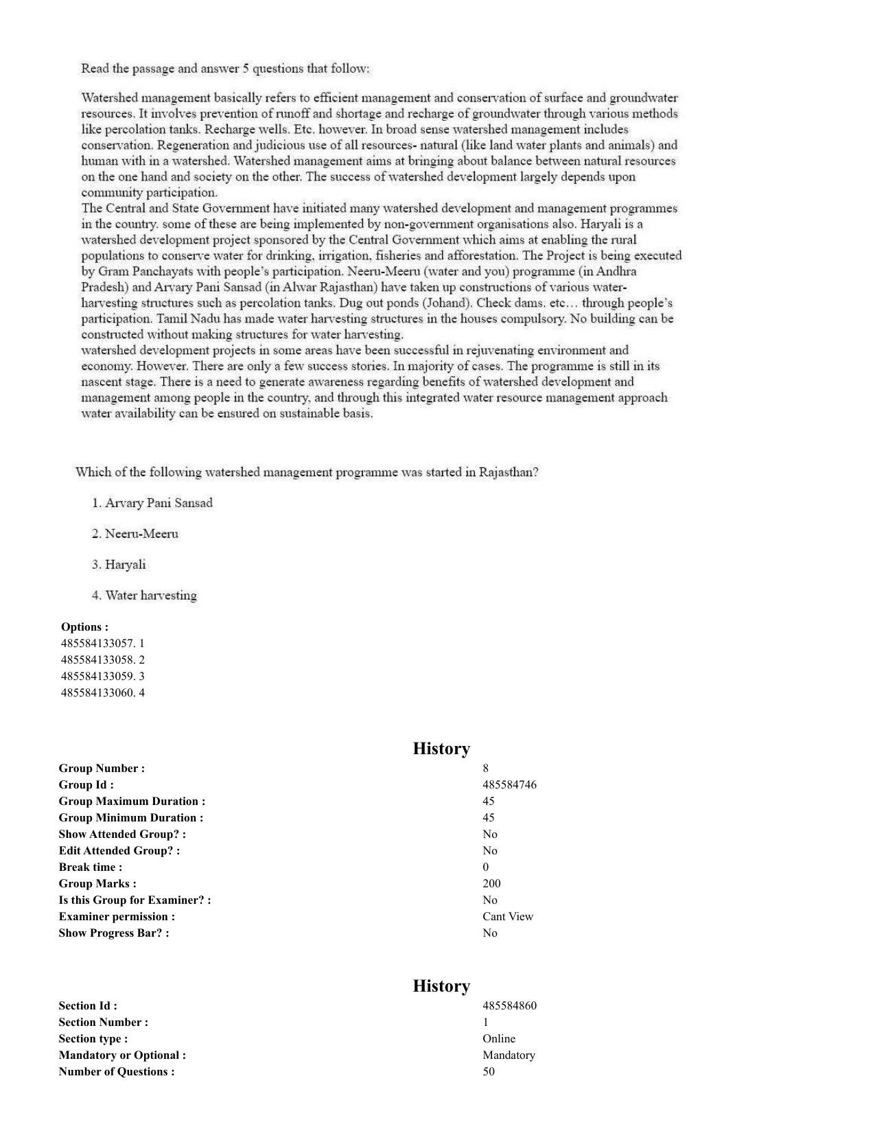 CUET 2023 English Urdu Shift 1 Question Papers - 18 June 2023 - Page 105