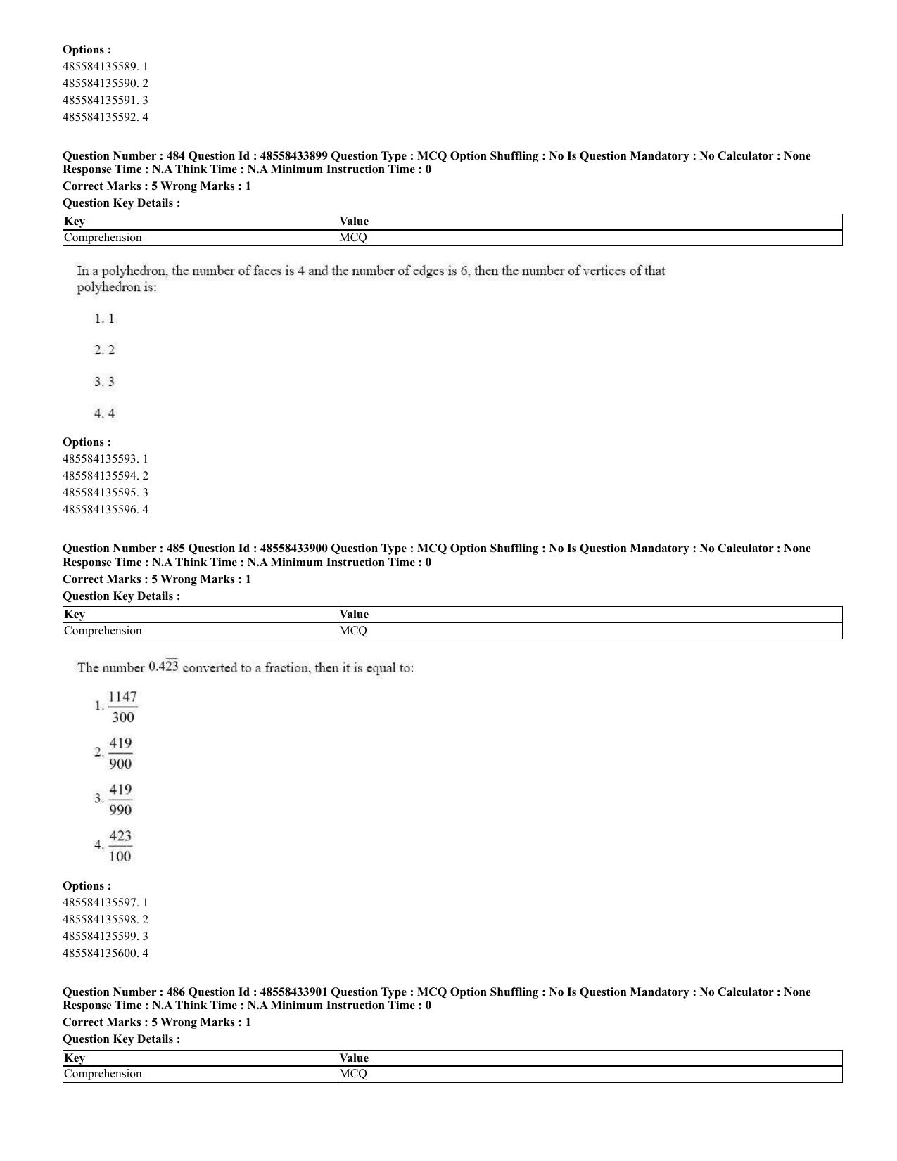 CUET 2023 English Urdu Shift 1 Question Papers - 18 June 2023 - Page 336