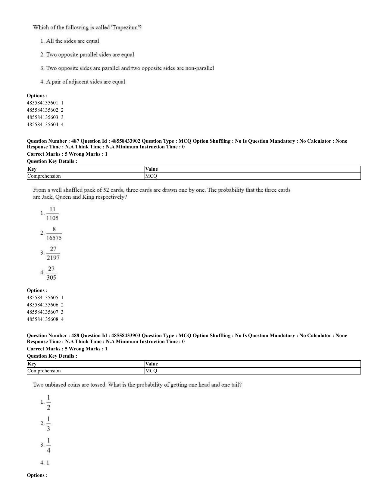CUET 2023 English Urdu Shift 1 Question Papers - 18 June 2023 - Page 337