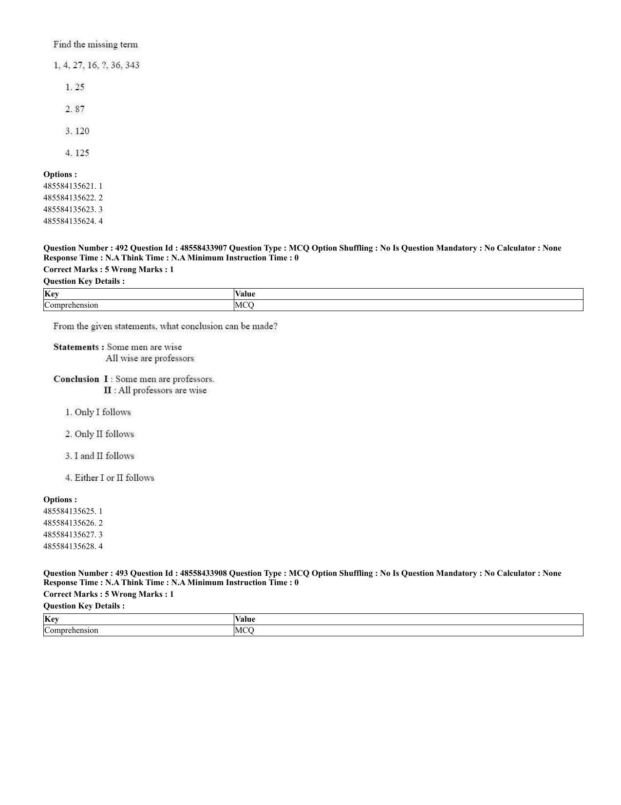 CUET 2023 English Urdu Shift 1 Question Papers - 18 June 2023 - Page 339