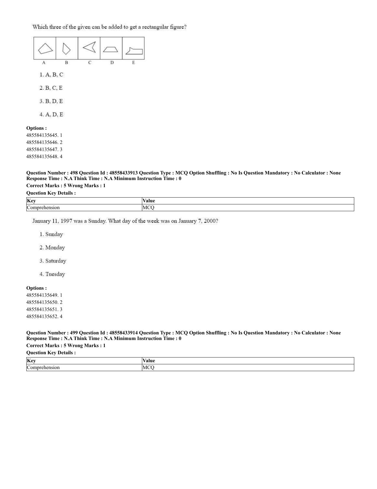 CUET 2023 English Urdu Shift 1 Question Papers - 18 June 2023 - Page 342
