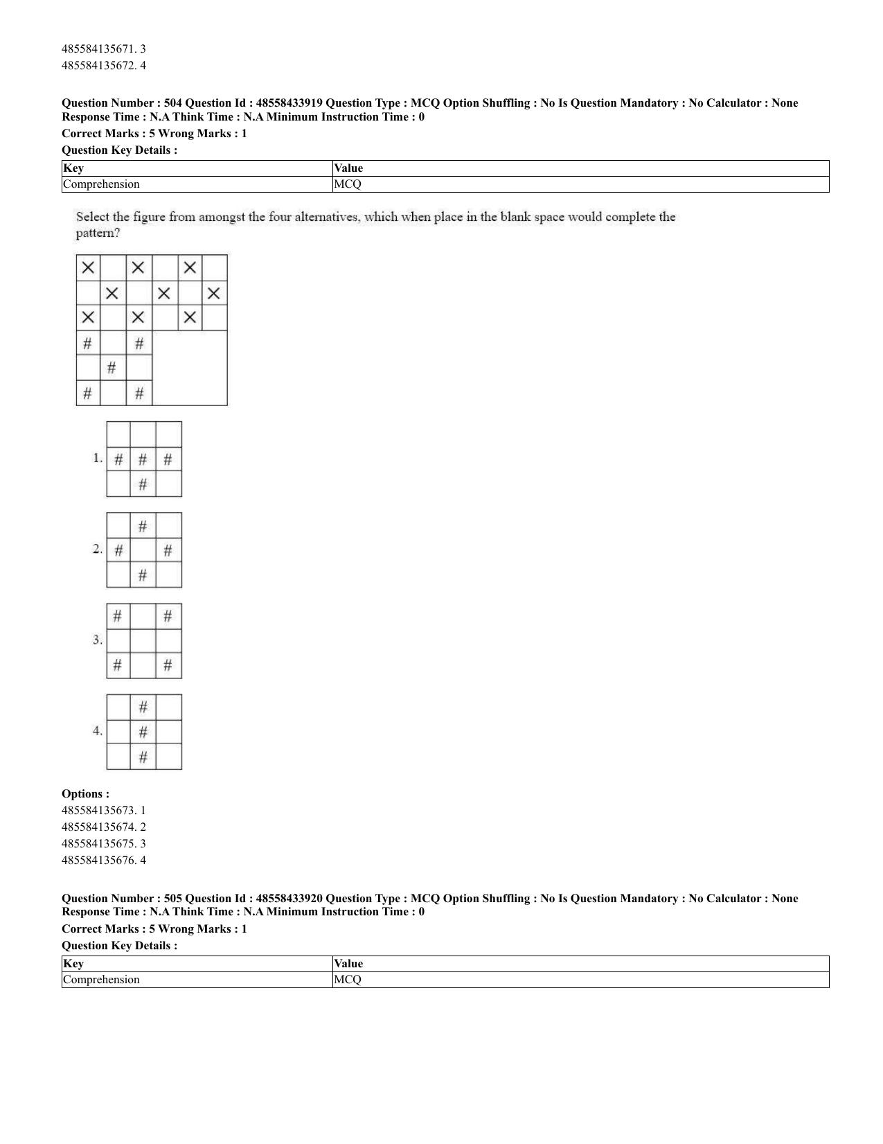 CUET 2023 English Urdu Shift 1 Question Papers - 18 June 2023 - Page 345
