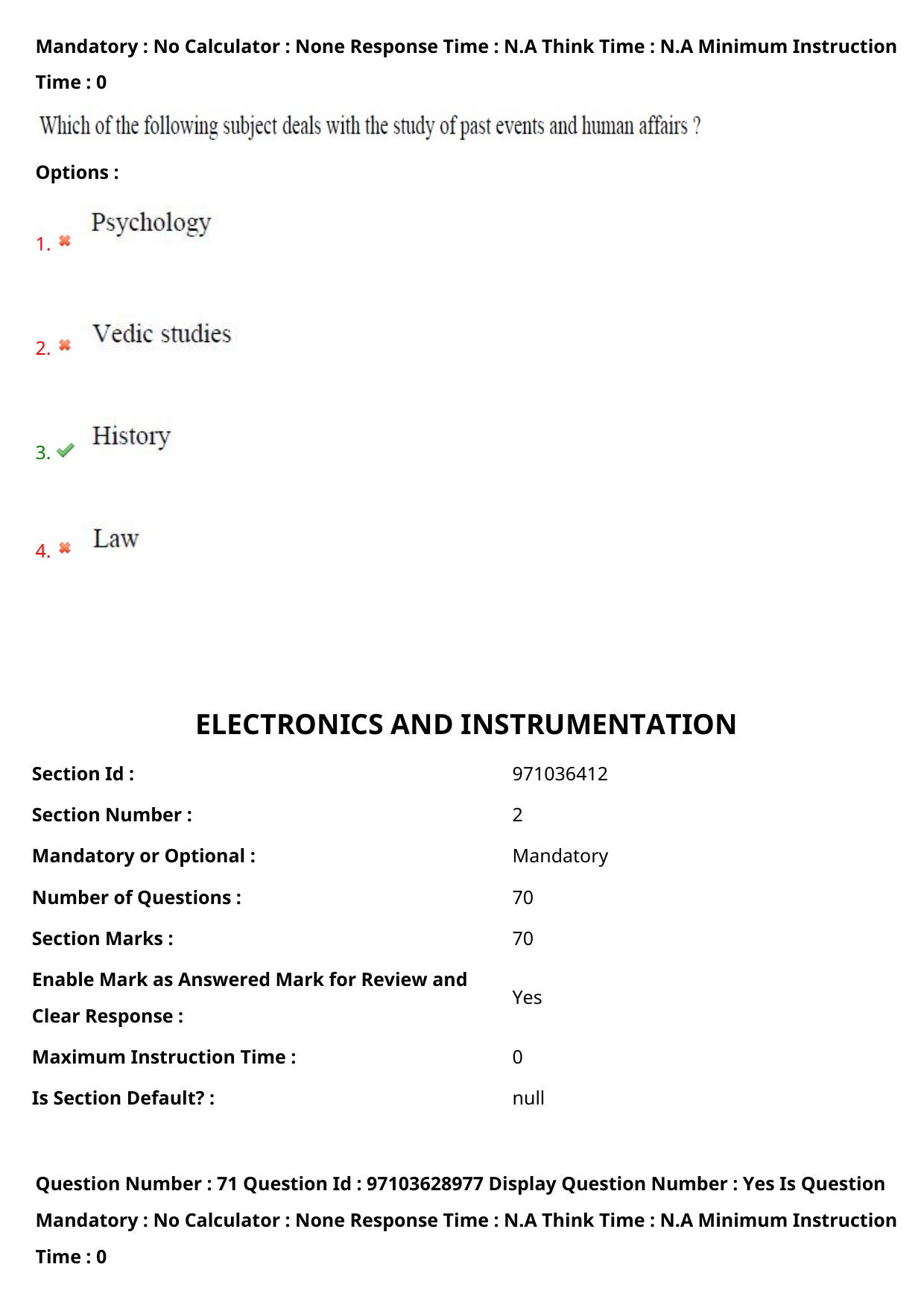 AP RCET 2024 Electronics and Instrumentation Question Paper - Page 46
