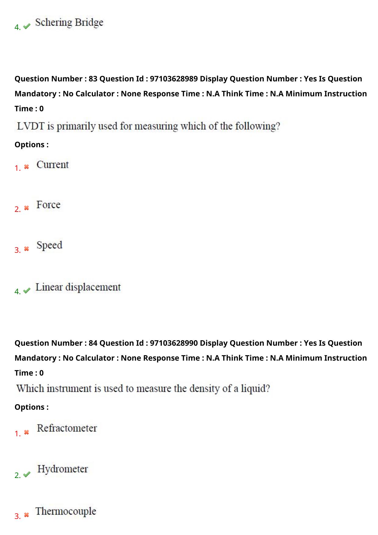AP RCET 2024 Electronics and Instrumentation Question Paper - Page 53