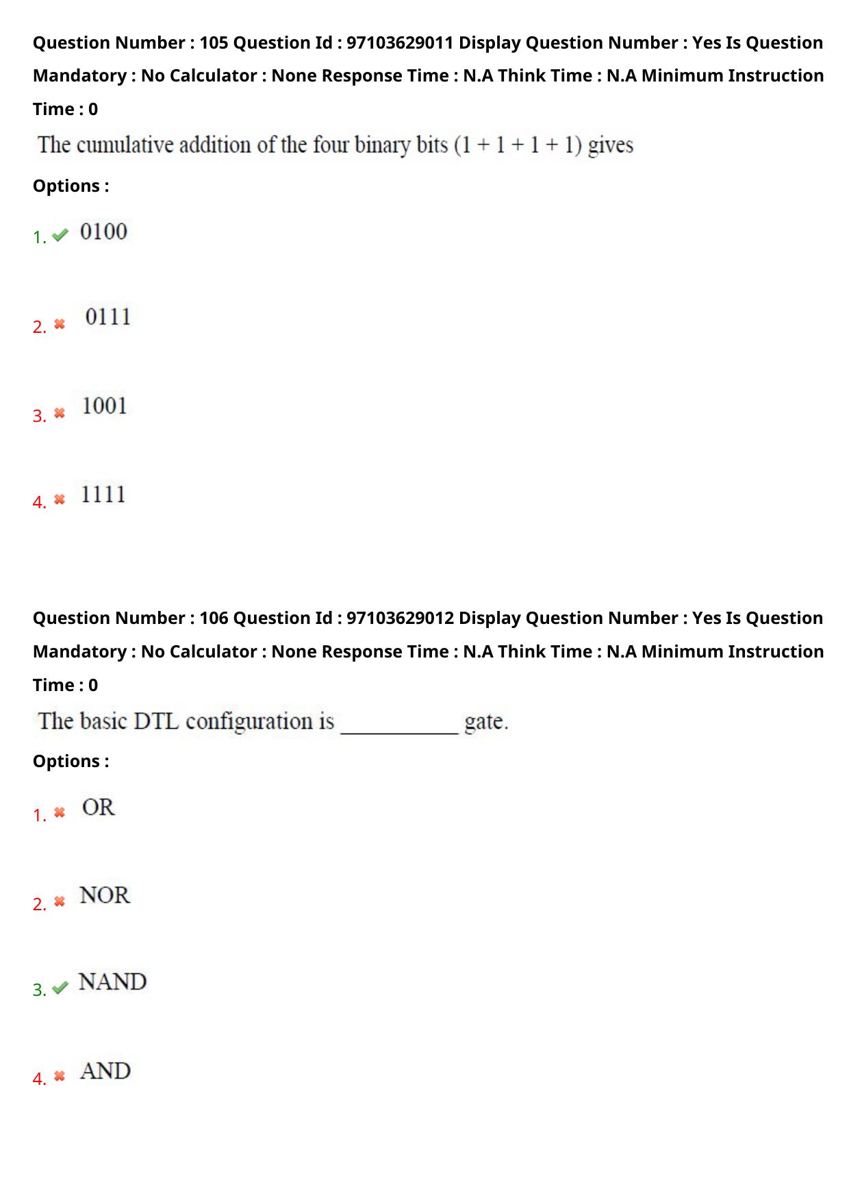 AP RCET 2024 Electronics and Instrumentation Question Paper - Page 65