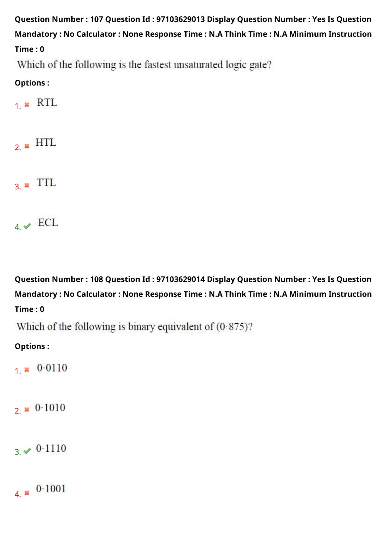 AP RCET 2024 Electronics and Instrumentation Question Paper - Page 66