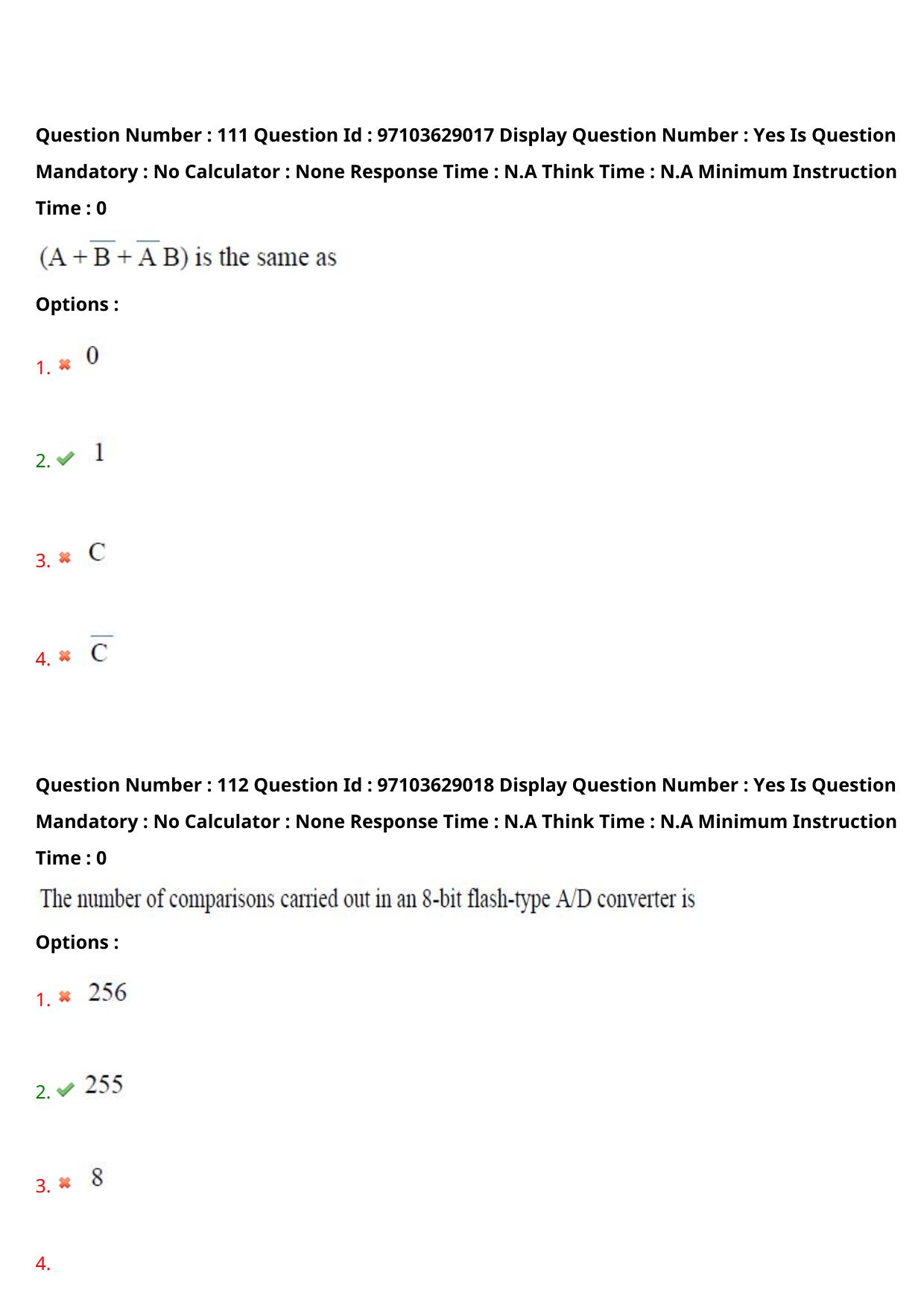 AP RCET 2024 Electronics and Instrumentation Question Paper - Page 68