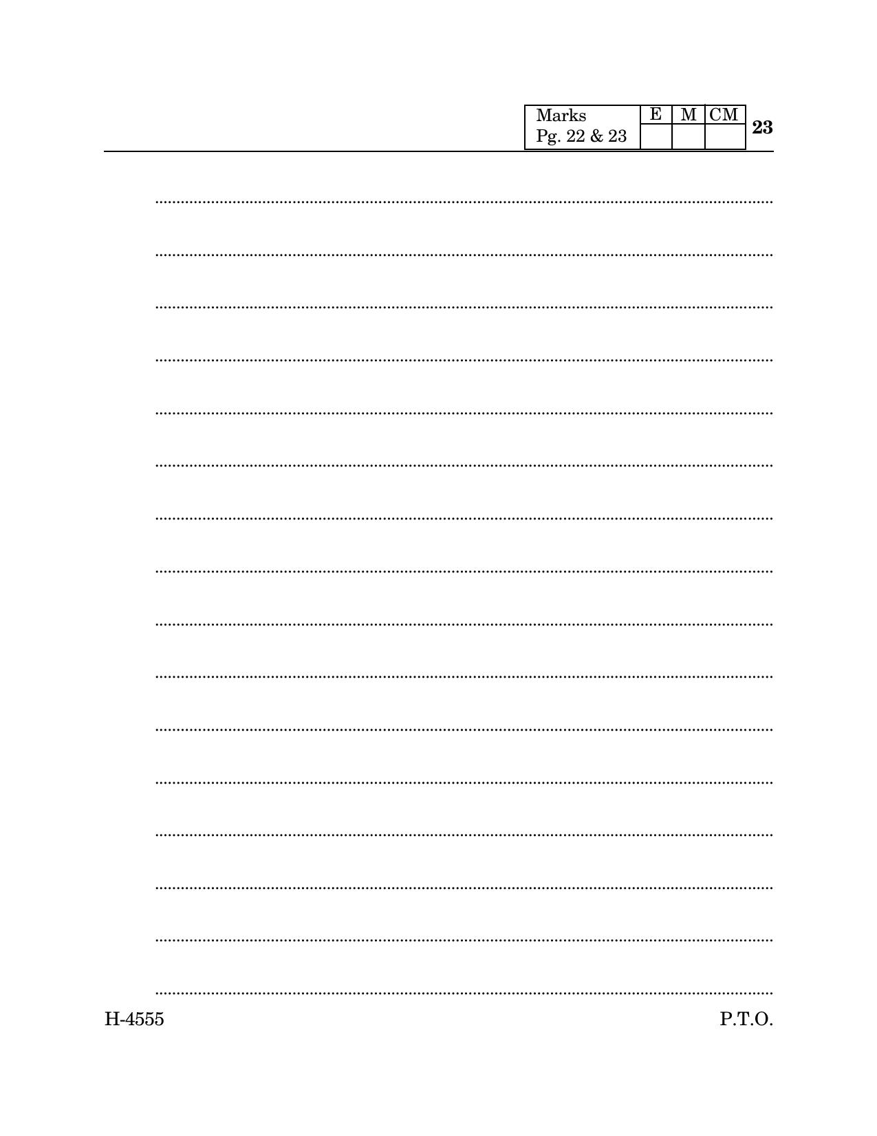 Goa Board Class 12 Sociology (CWSN) (March 2024) Question Paper - Page 23