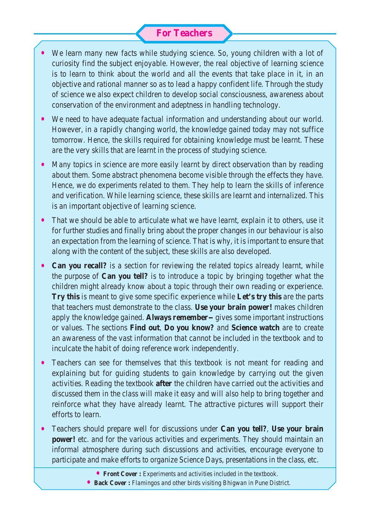 Maharashtra Board Class 7 Science Textbook - Page 8