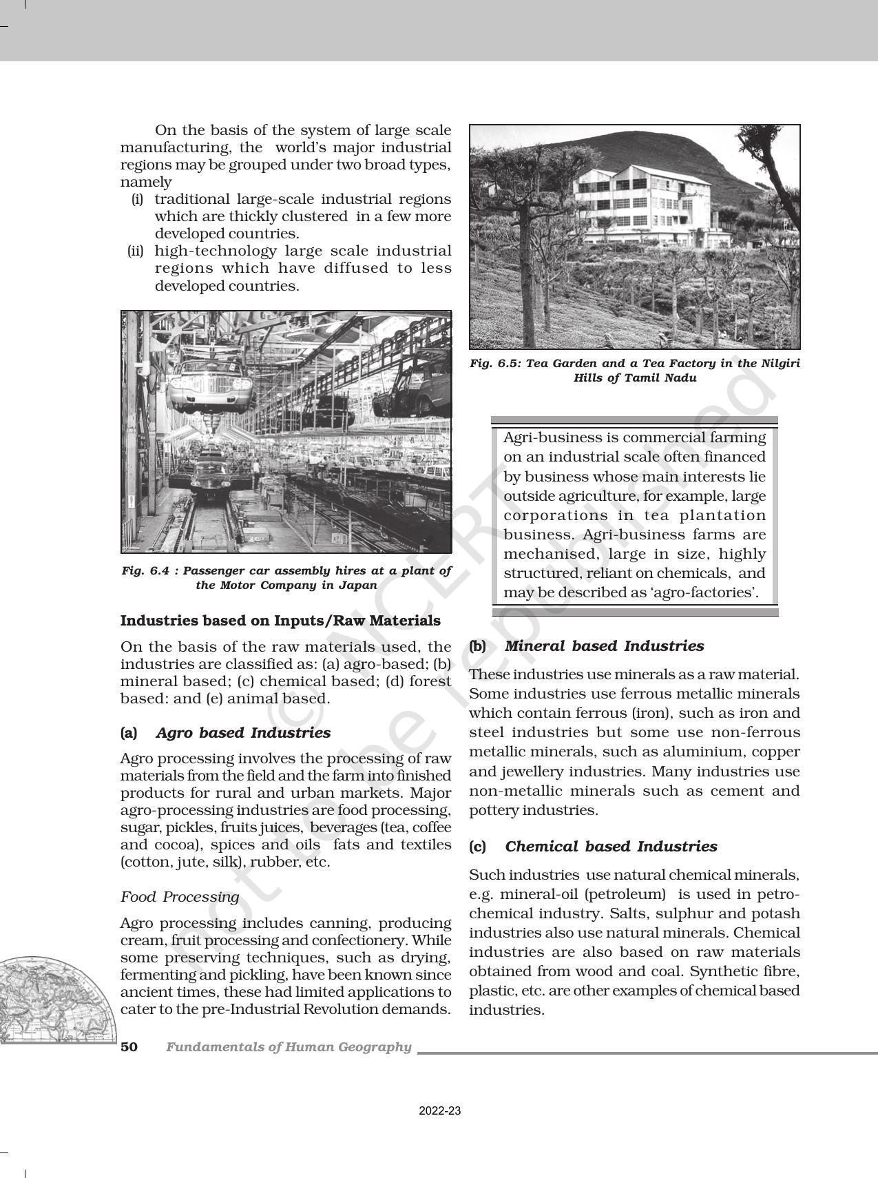 NCERT Book for Class 12 Geography (Part-1) Chapter 6 Secondary Activities - Page 6