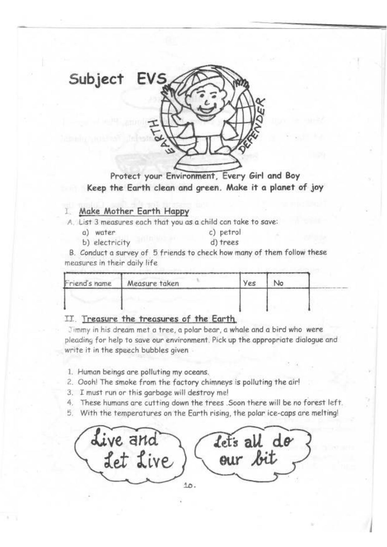 Worksheet for Class 2 English Revision Assignment 116 - Page 3