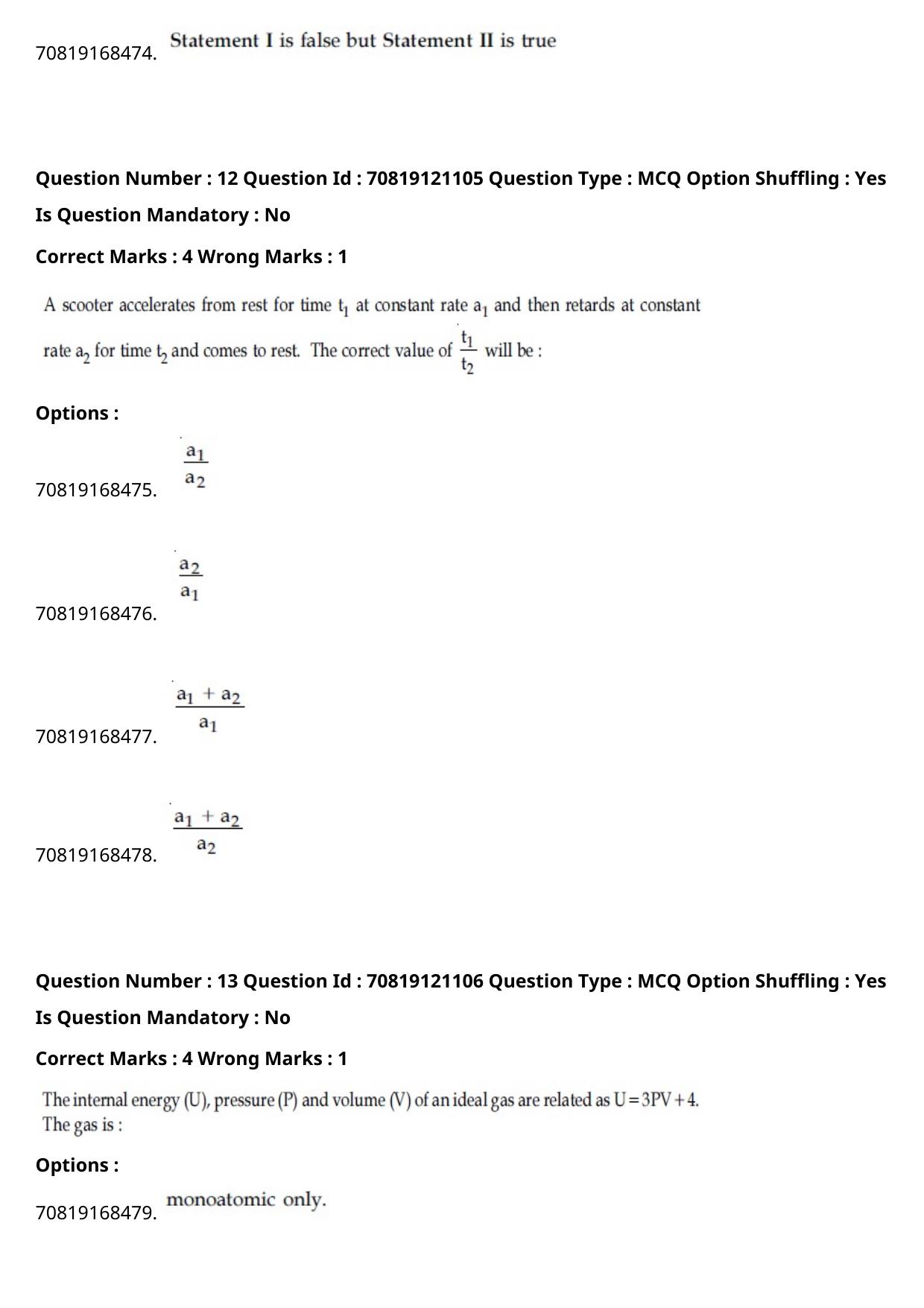 JEE Mains 2021: BTech English (Shift 2) 26-02-2021 Question Paper - Page 9