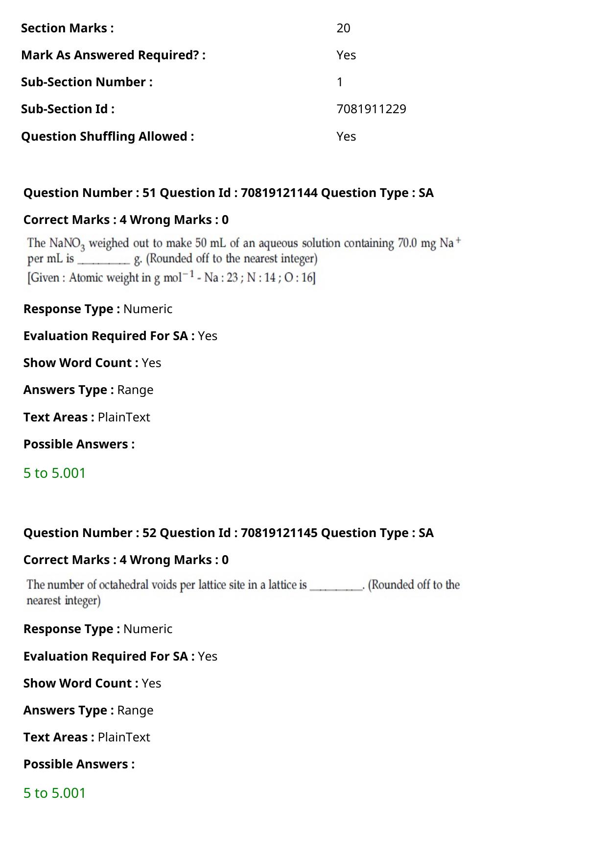 JEE Mains 2021: BTech English (Shift 2) 26-02-2021 Question Paper - Page 33