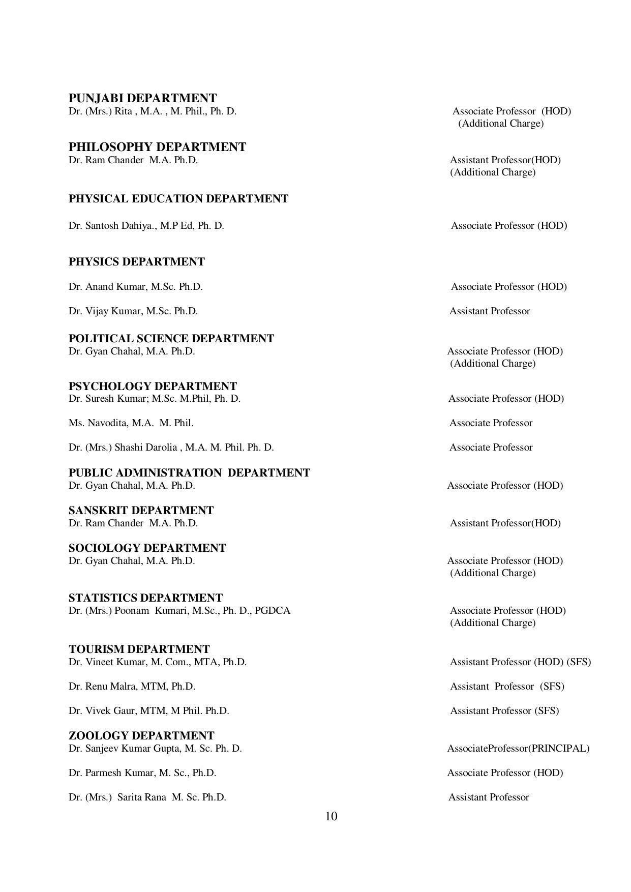 Kurukshetra University, Kurukshetra 2021-22 (Prospectus) - Page 10