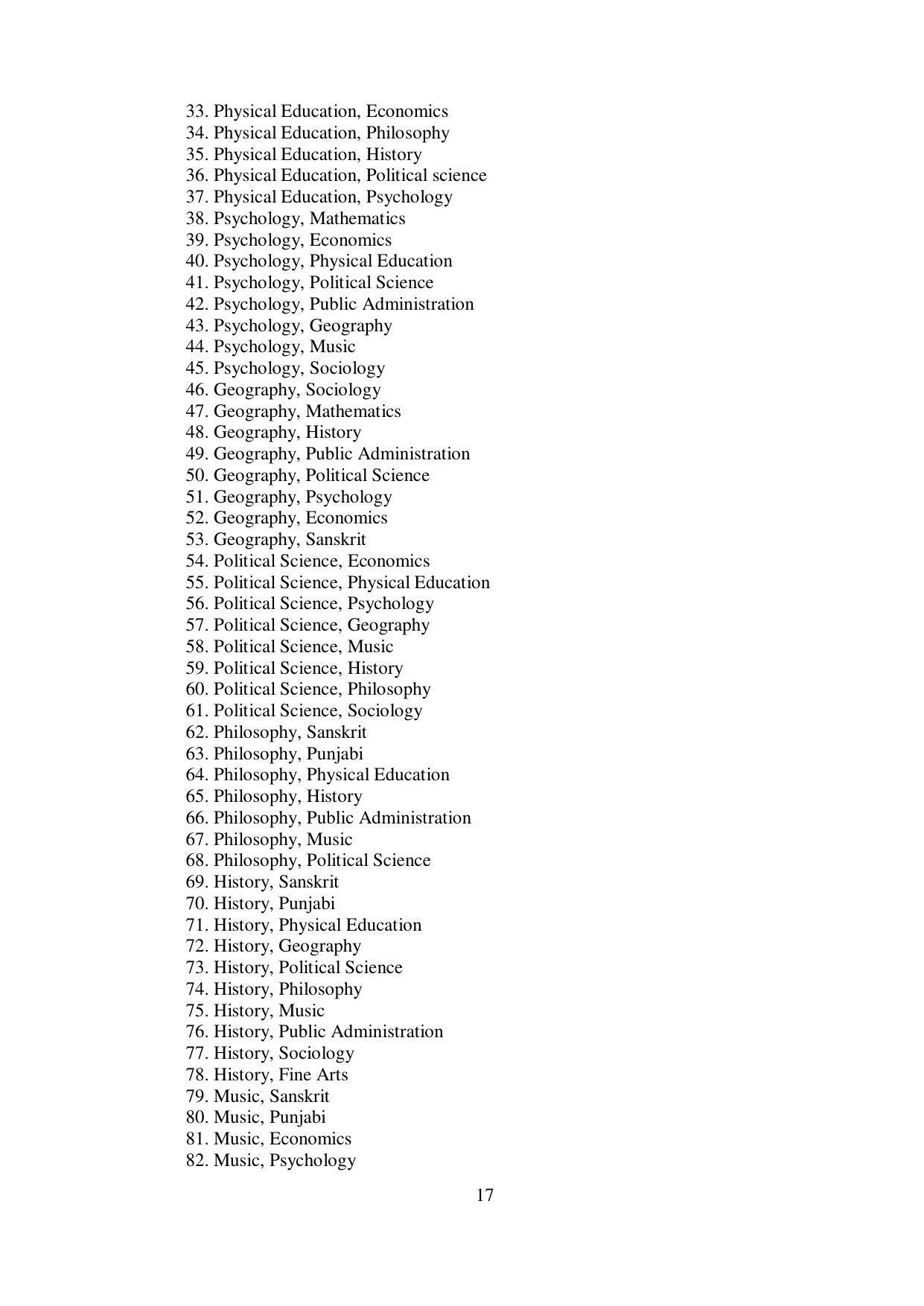 Kurukshetra University, Kurukshetra 2021-22 (Prospectus) - Page 17