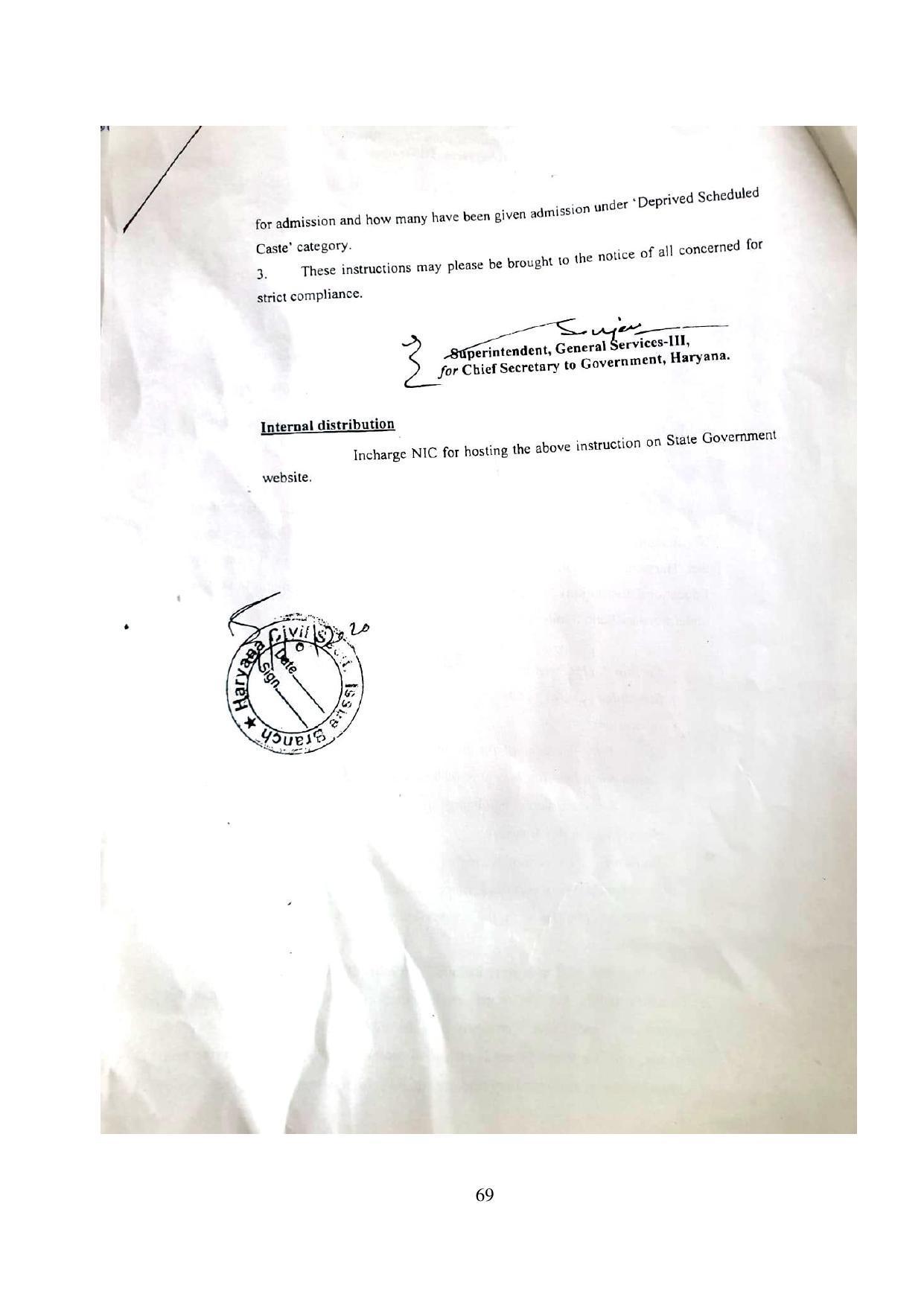 Kurukshetra University, Kurukshetra 2021-22 (Prospectus) - Page 69