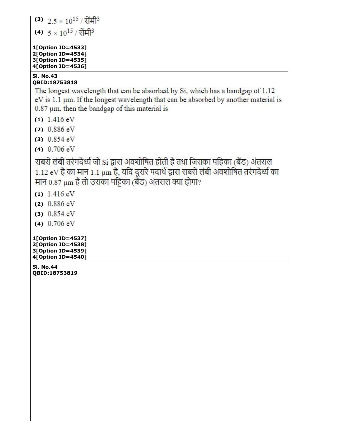 CUET (PG) 2022: PGQP-52 Electronics Design and Technology (2-09-2022) Question Paper - Page 28