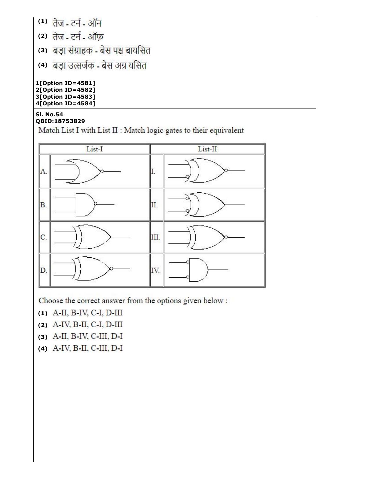 CUET (PG) 2022: PGQP-52 Electronics Design and Technology (2-09-2022) Question Paper - Page 36