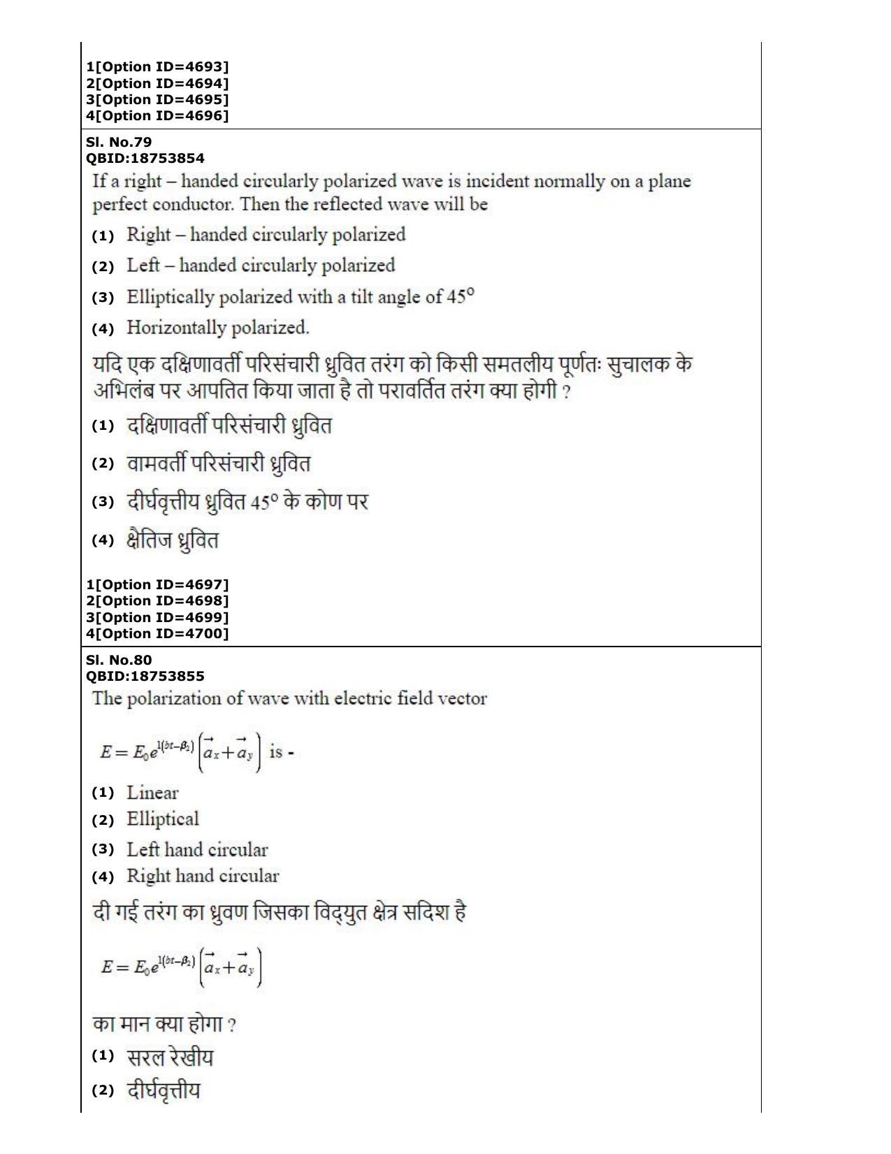CUET (PG) 2022: PGQP-52 Electronics Design and Technology (2-09-2022) Question Paper - Page 56
