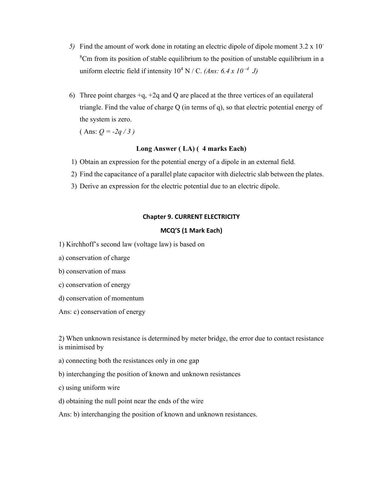 Maharashtra Board Class 12 	Physics Sample Papers - Page 27