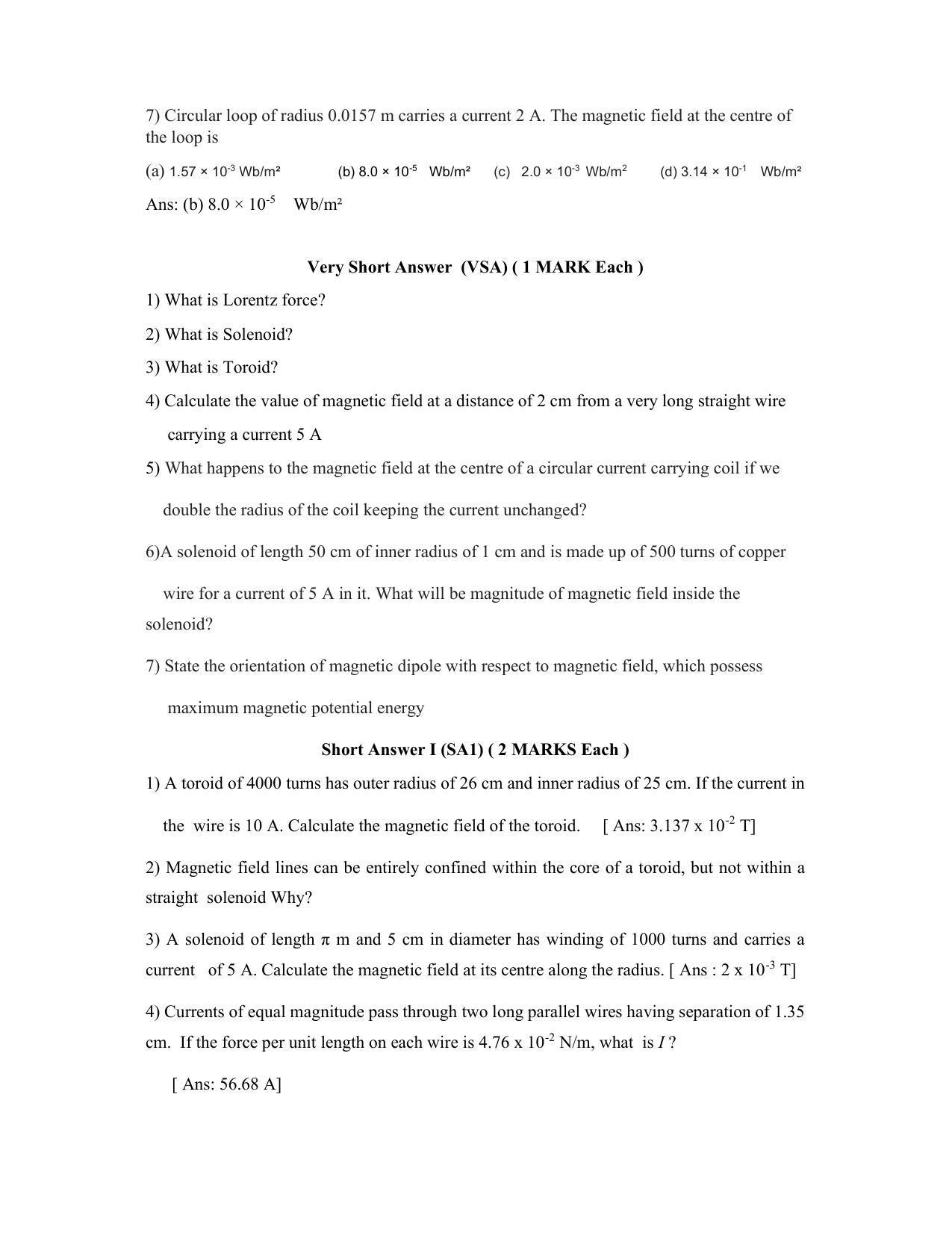 Maharashtra Board Class 12 	Physics Sample Papers - Page 32