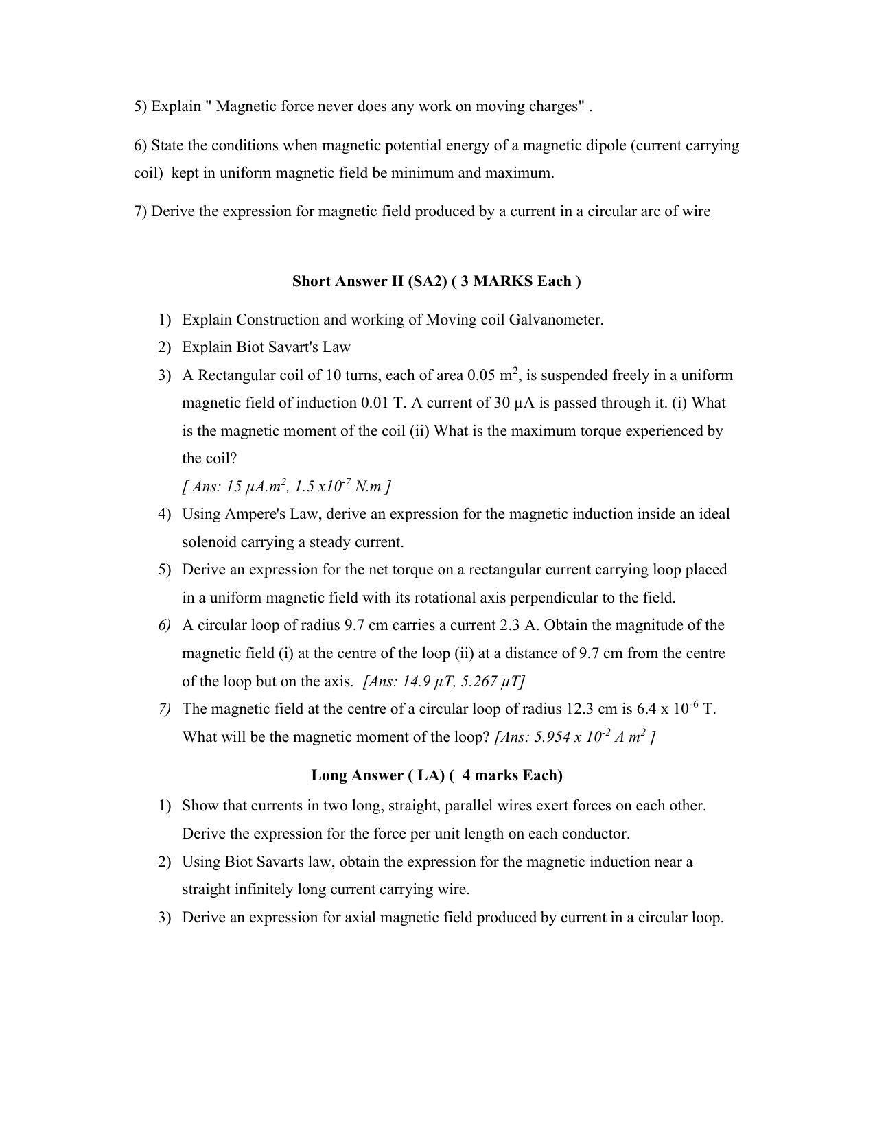 Maharashtra Board Class 12 	Physics Sample Papers - Page 33