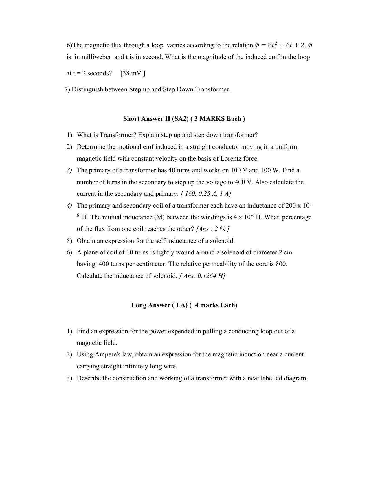 Maharashtra Board Class 12 	Physics Sample Papers - Page 39