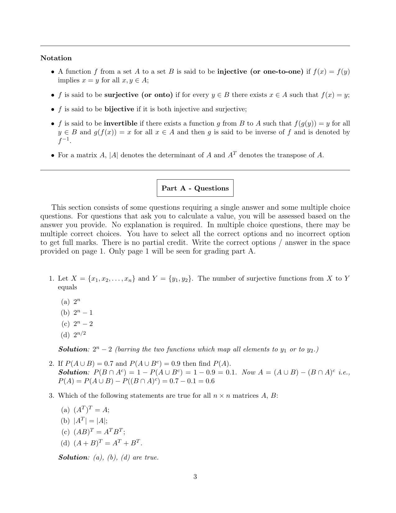 CMI Entrance Exam 2019 Solutions MSc Data Science - Page 5