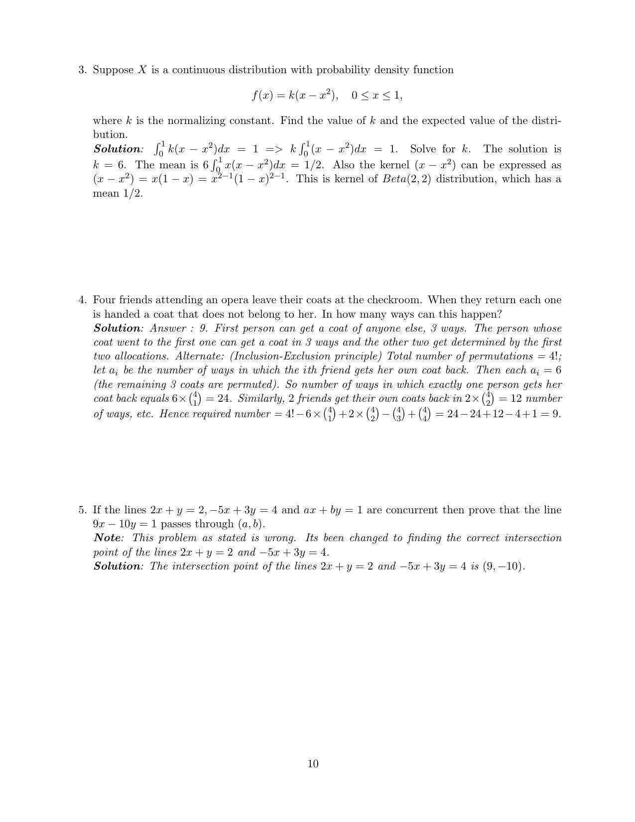 CMI Entrance Exam 2019 Solutions MSc Data Science - Page 12