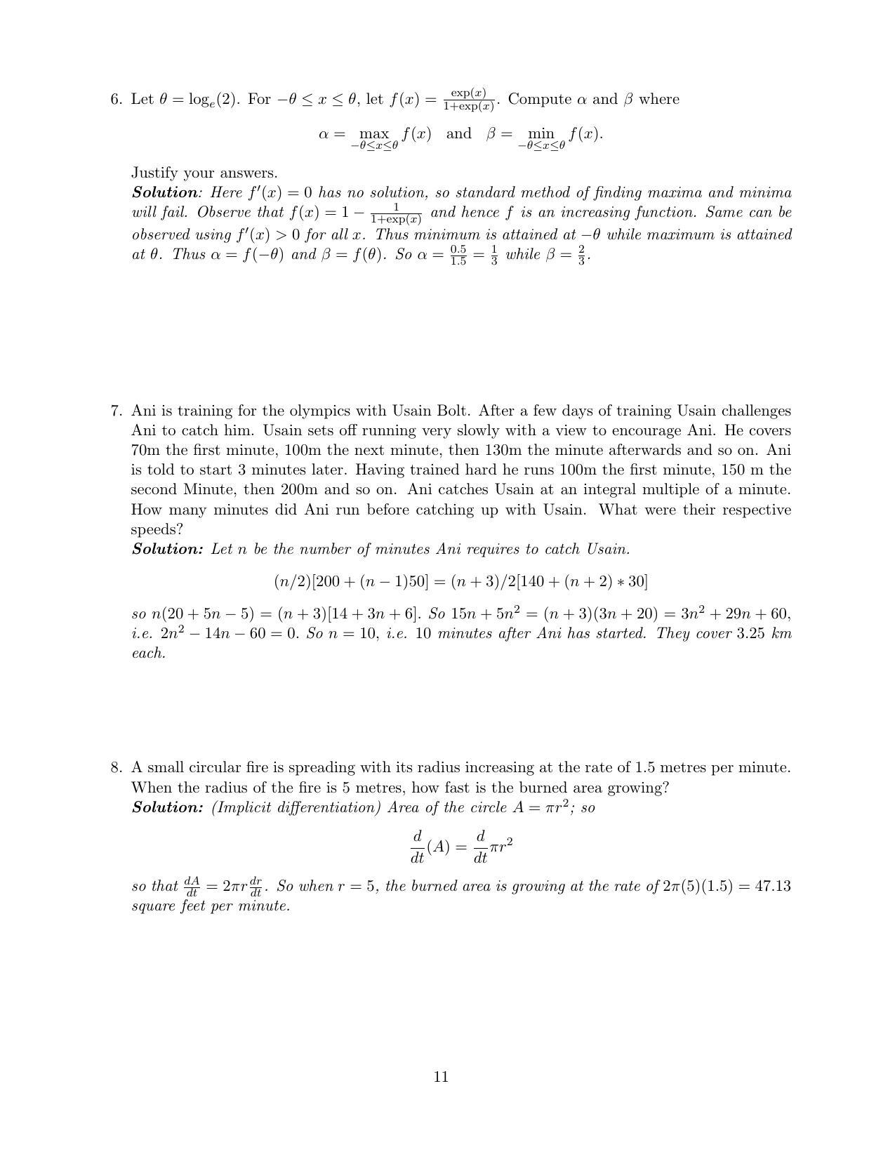 CMI Entrance Exam 2019 Solutions MSc Data Science - Page 13