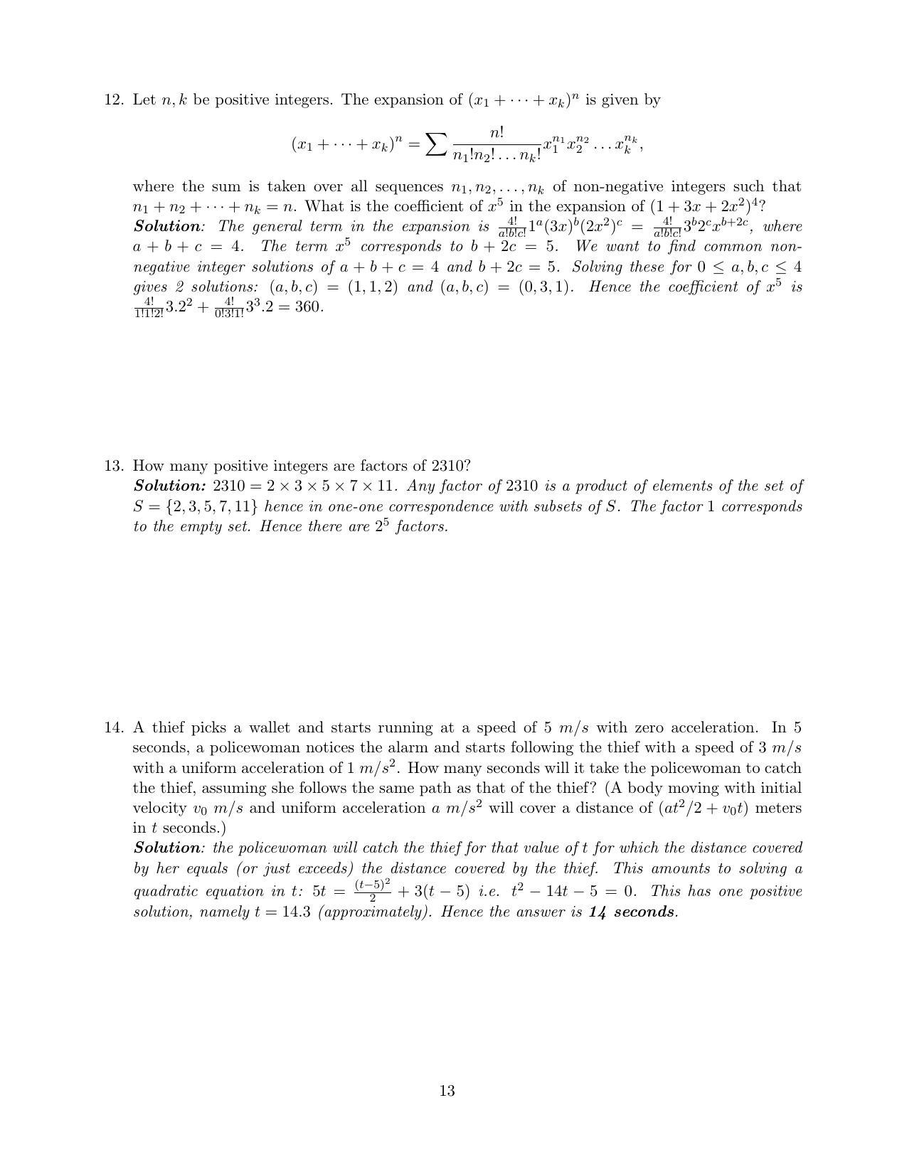 CMI Entrance Exam 2019 Solutions MSc Data Science - Page 15
