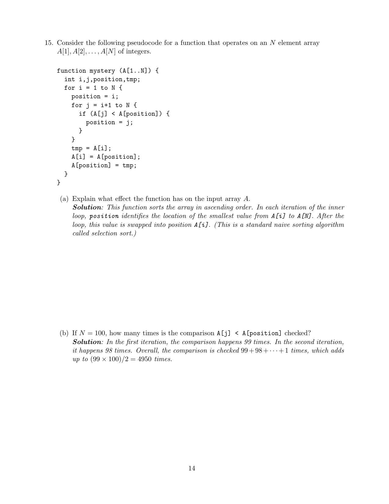 CMI Entrance Exam 2019 Solutions MSc Data Science - Page 16