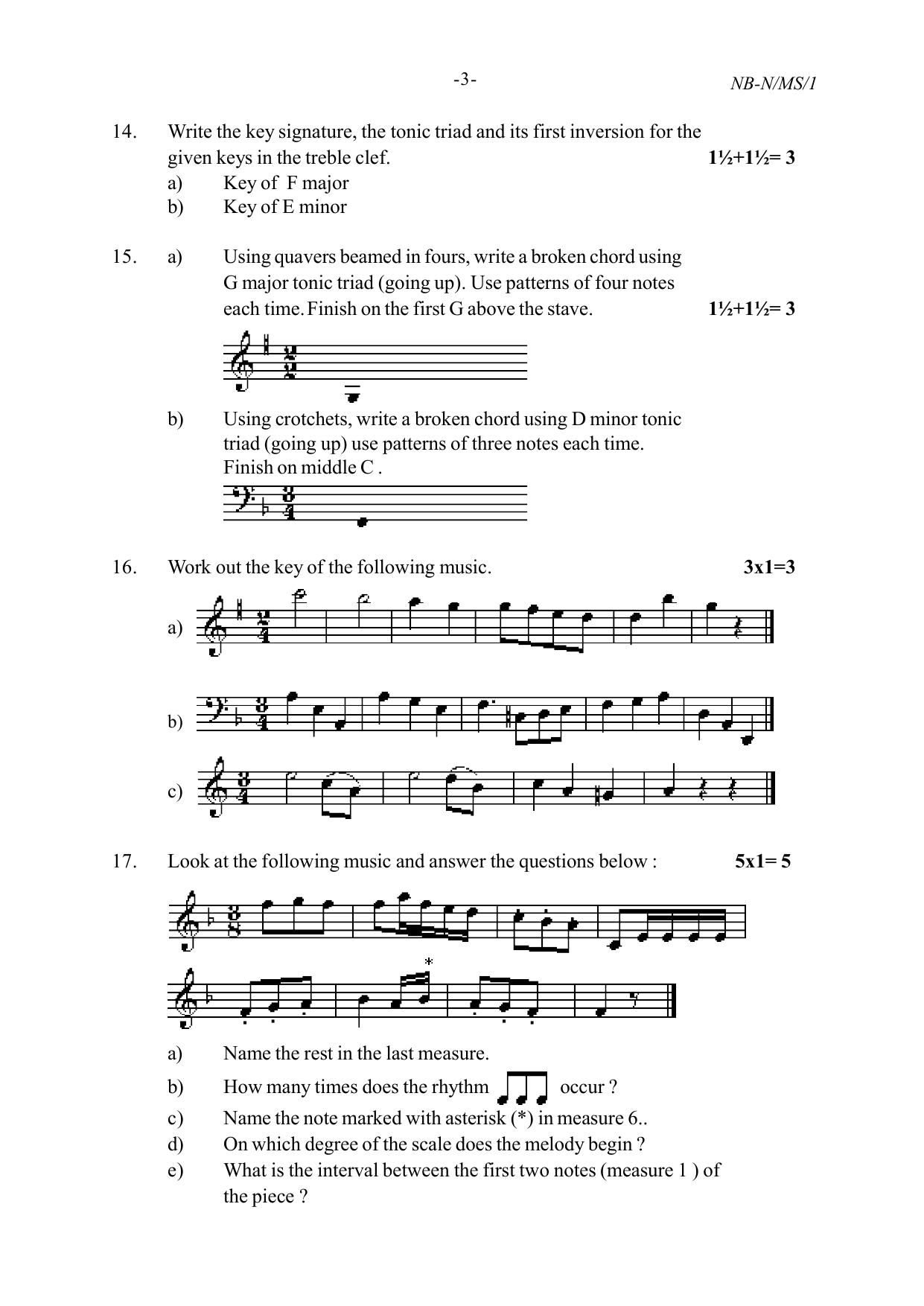 NBSE Class IX Final Examination 2022 Phase 2 Question Paper (All Subjects) - Page 34