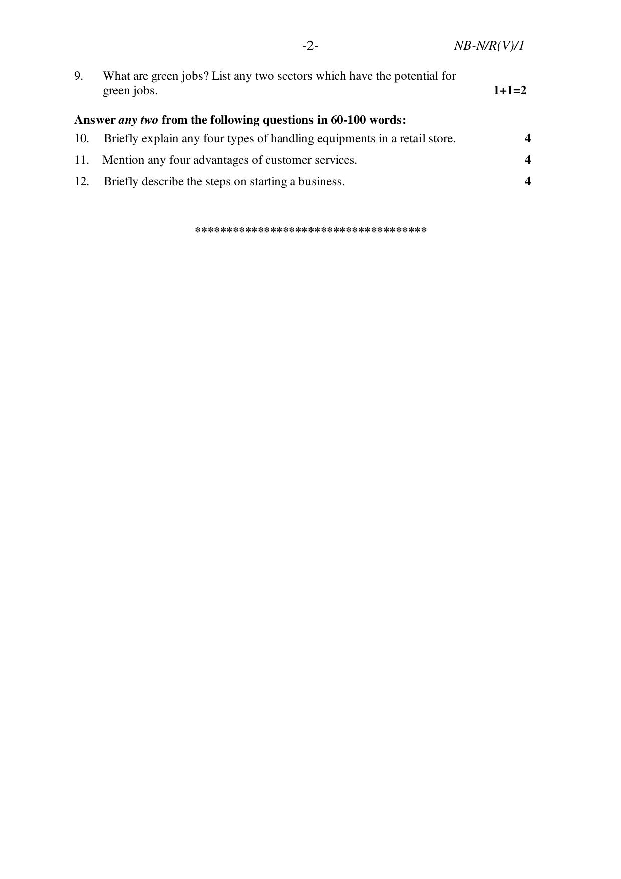 NBSE Class IX Final Examination 2022 Phase 2 Question Paper (All Subjects) - Page 39