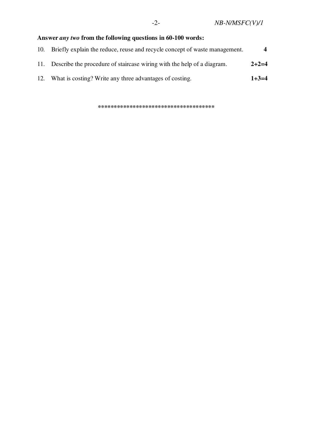NBSE Class IX Final Examination 2022 Phase 2 Question Paper (All Subjects) - Page 46