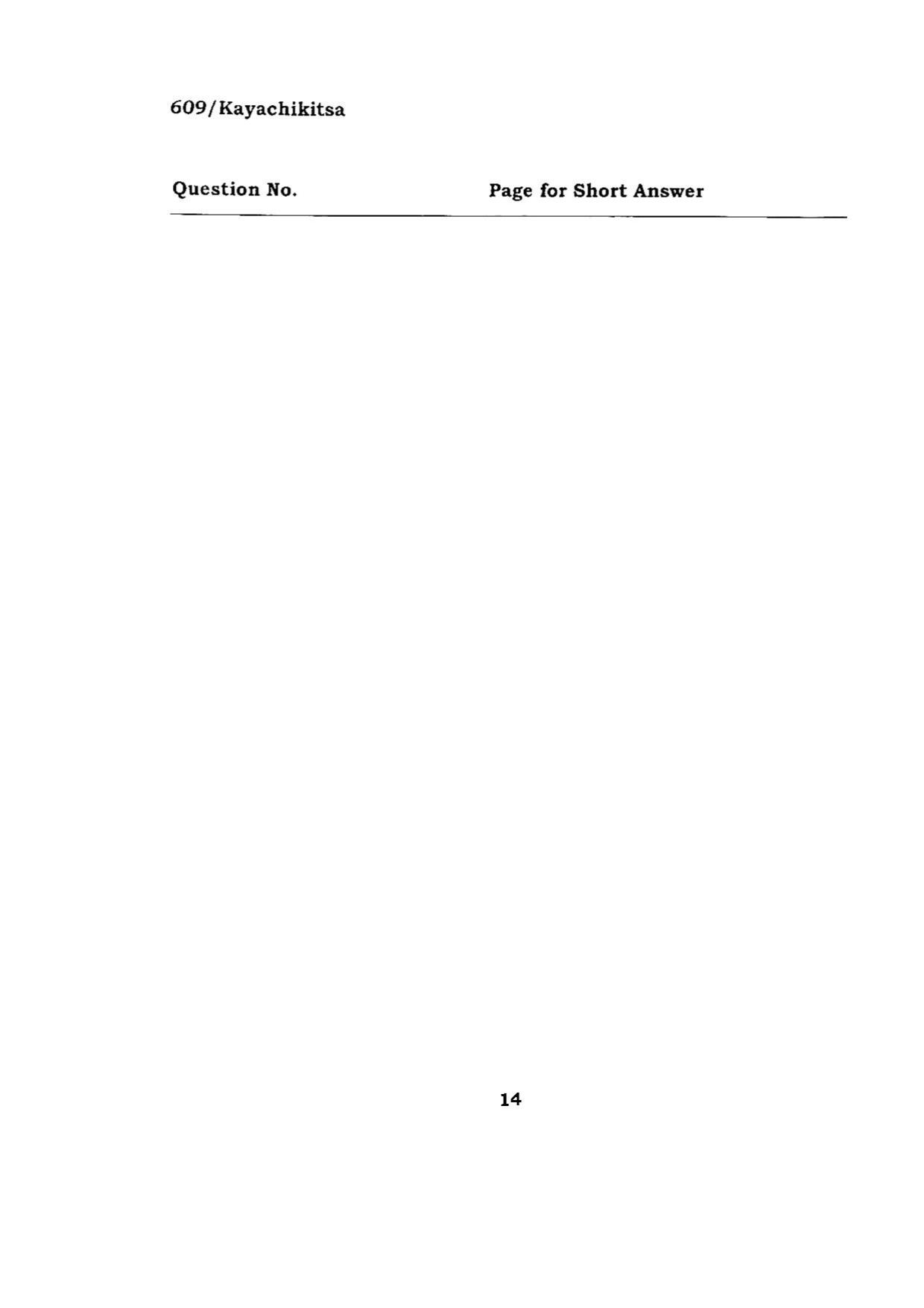 BHU RET KAYACHIKITSA 2015 Question Paper - Page 14