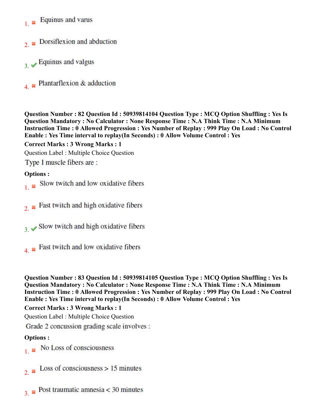 BHU RET Orthopedics 2020 Question Paper  - Page 46