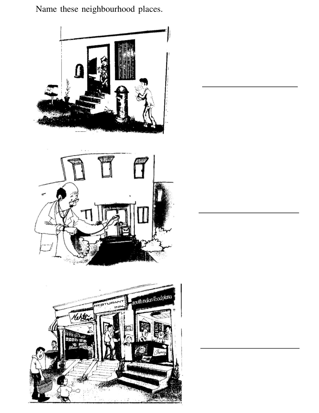 Worksheet for Class 1 EVS Assignment 14 - Page 5