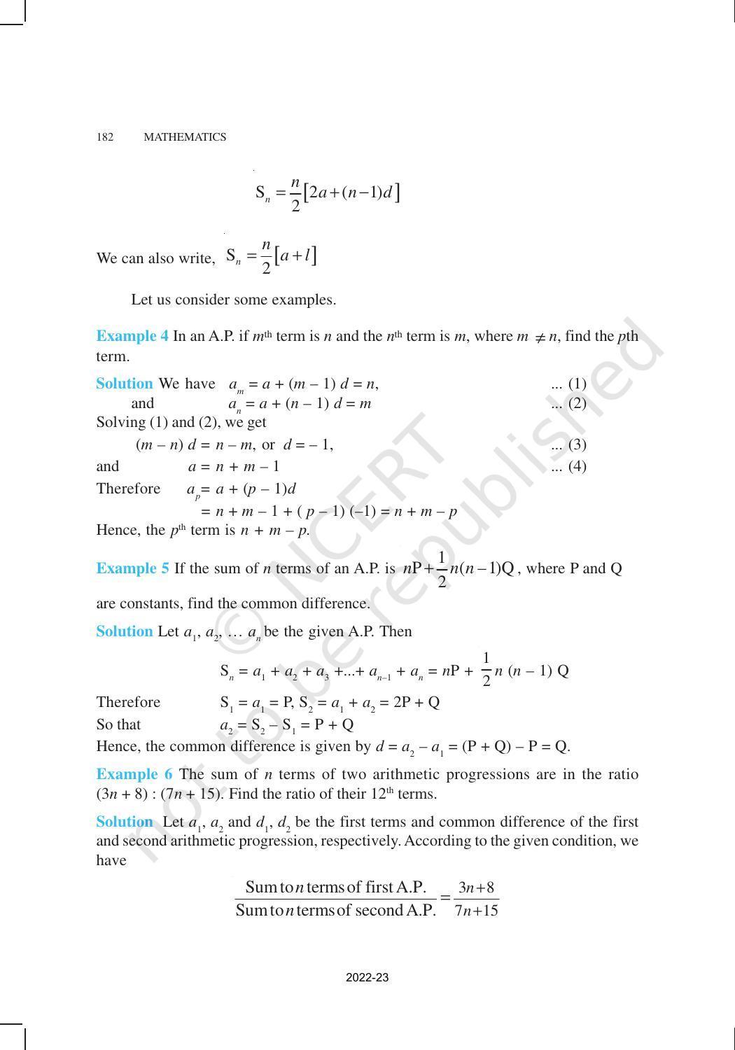 NCERT Book for Class 11 Maths Chapter 9 Sequences and Series - Page 6