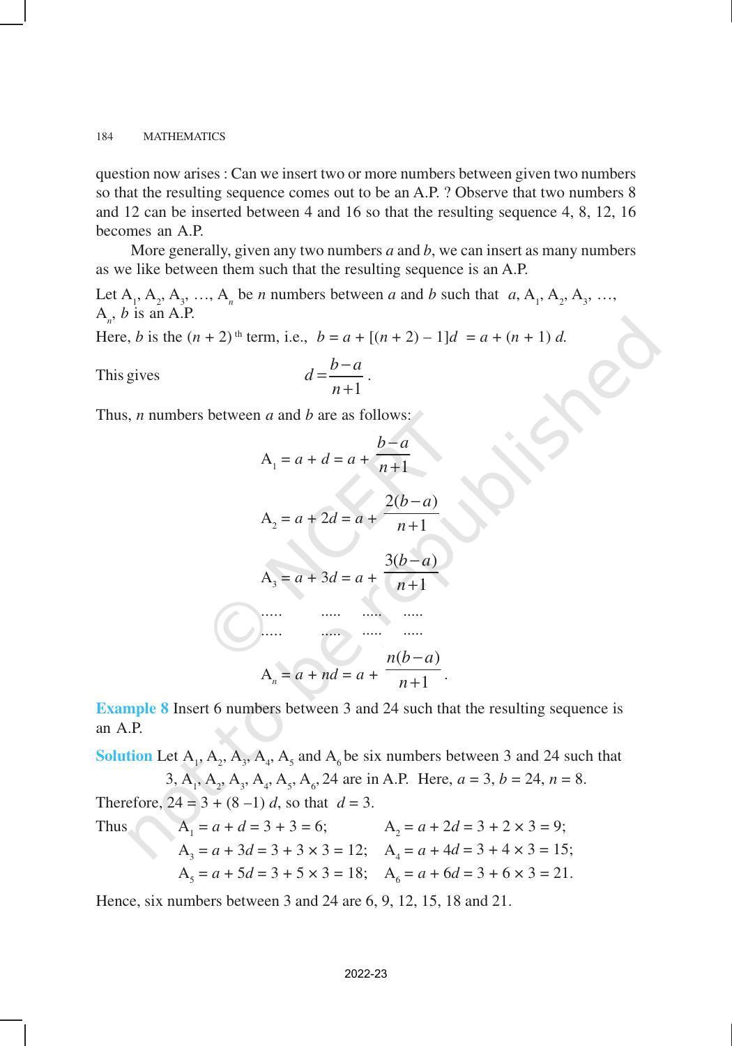 NCERT Book for Class 11 Maths Chapter 9 Sequences and Series - Page 8