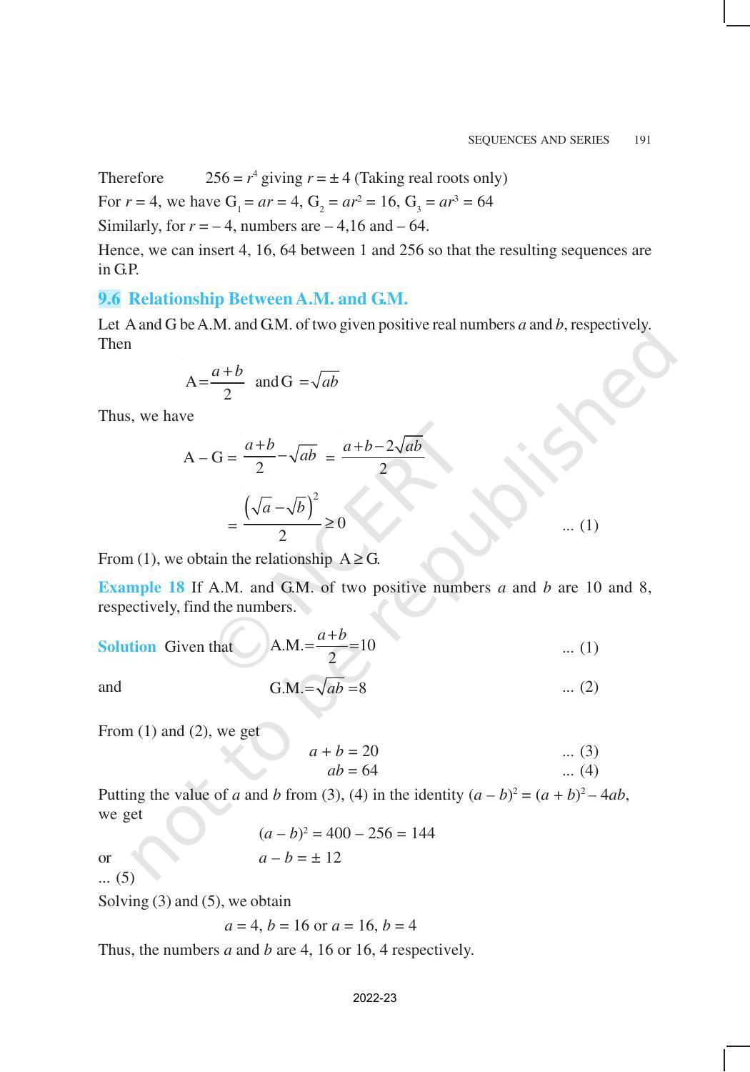 NCERT Book for Class 11 Maths Chapter 9 Sequences and Series - Page 15