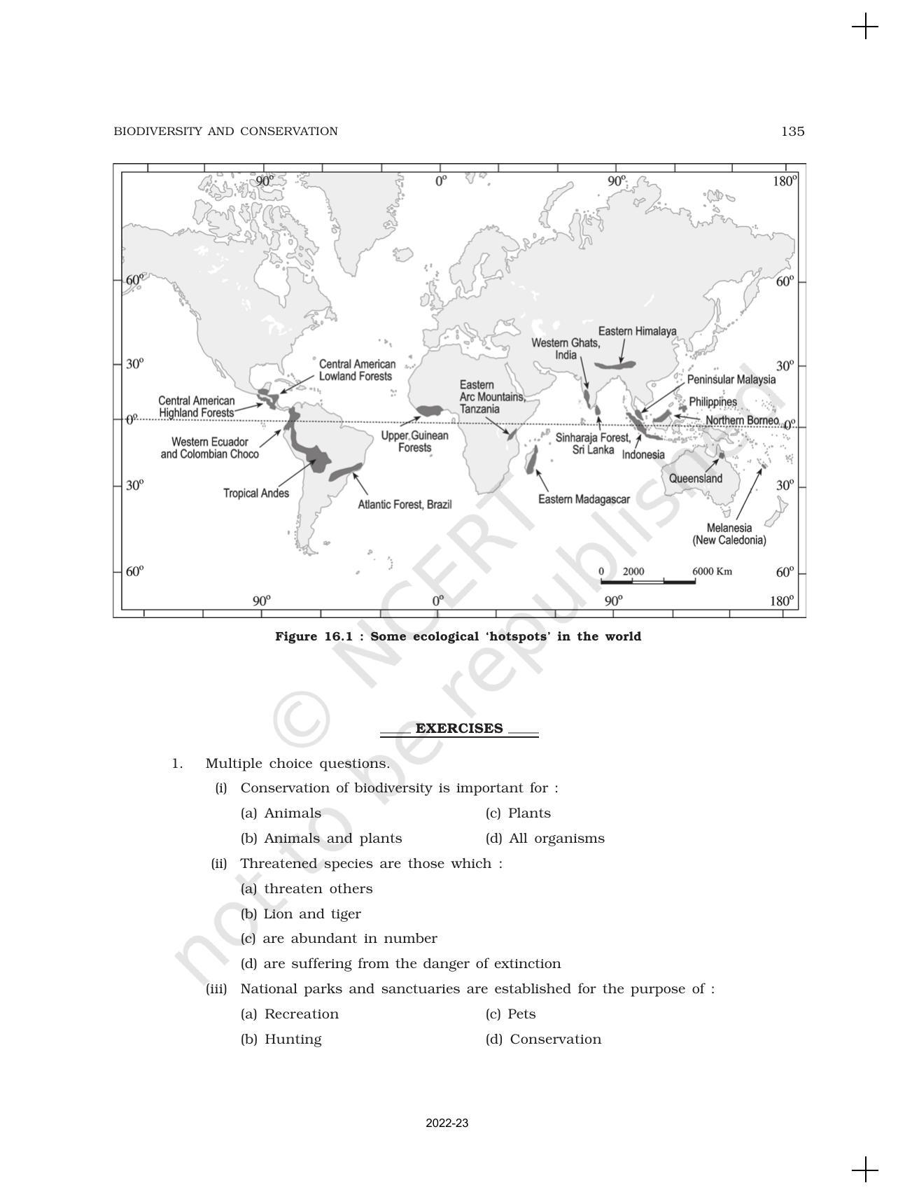 NCERT Book for Class 11 Geography (Part-I) Chapter 16 Biodiversity and Conservation - Page 5