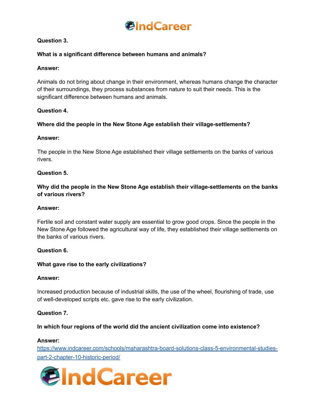 Maharashtra Board Solutions Class 5-Environmental Studies (Part 2): Chapter 10- Historic Period - Page 7