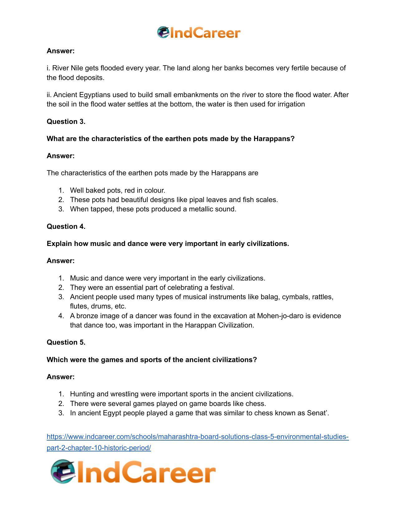 Maharashtra Board Solutions Class 5-Environmental Studies (Part 2): Chapter 10- Historic Period - Page 14