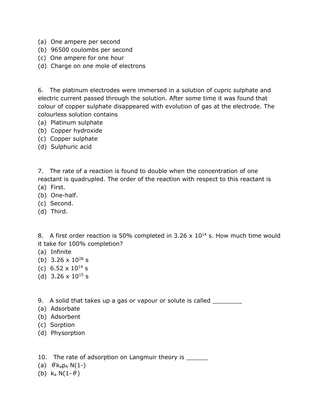 SRMJEEE Model Question Paper - Page 9