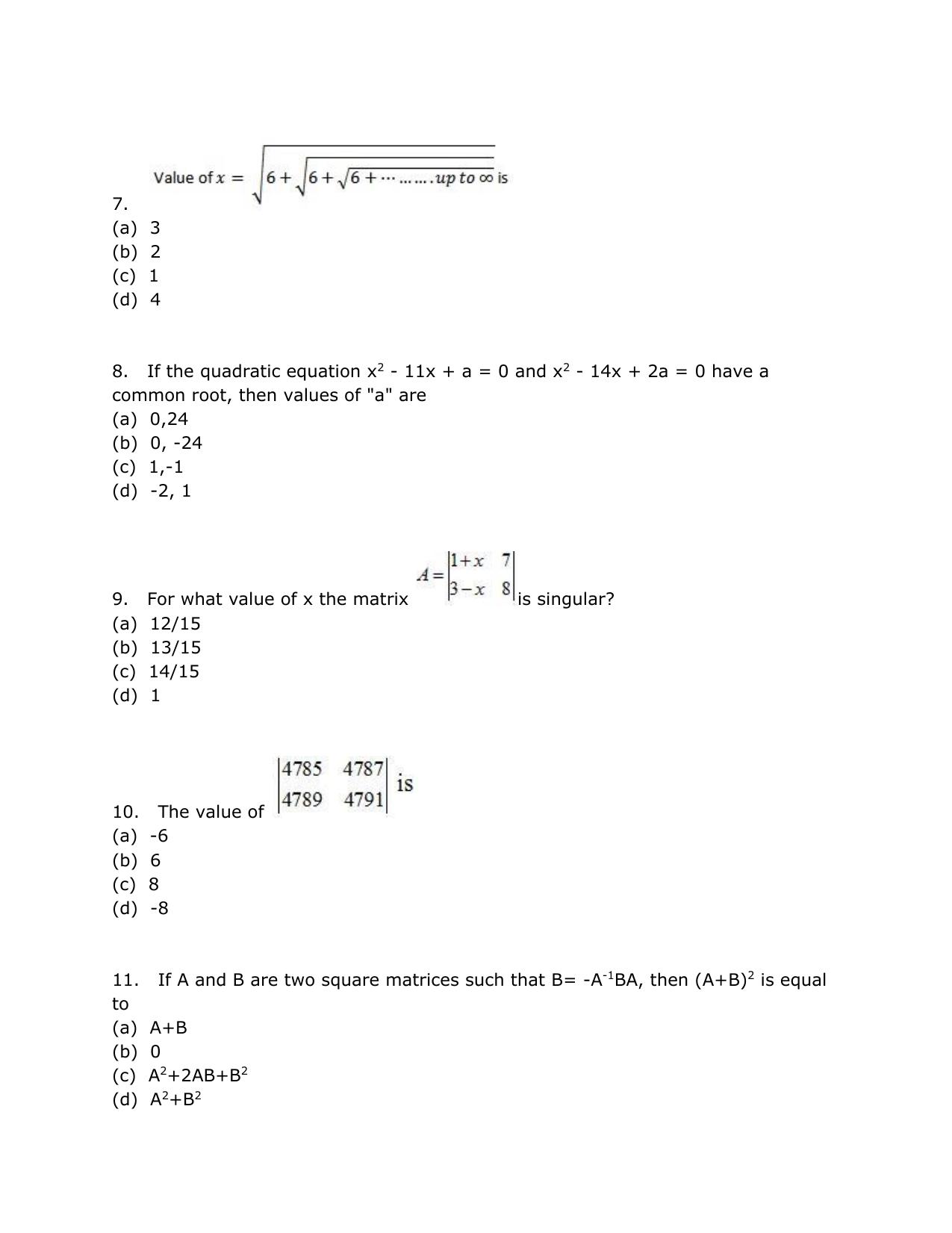 SRMJEEE Model Question Paper - Page 16