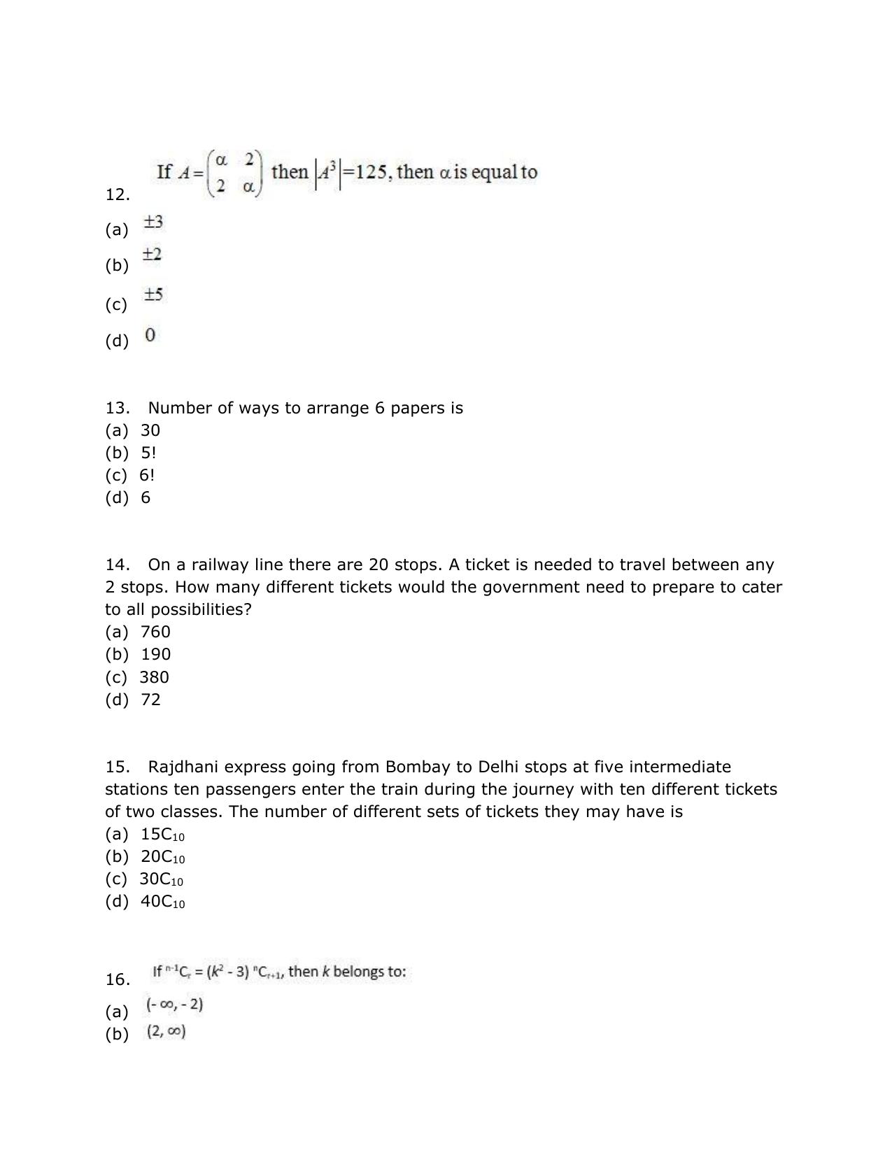 SRMJEEE Model Question Paper - Page 17