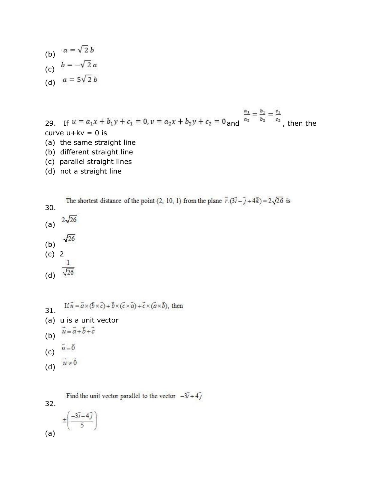 SRMJEEE Model Question Paper - Page 21