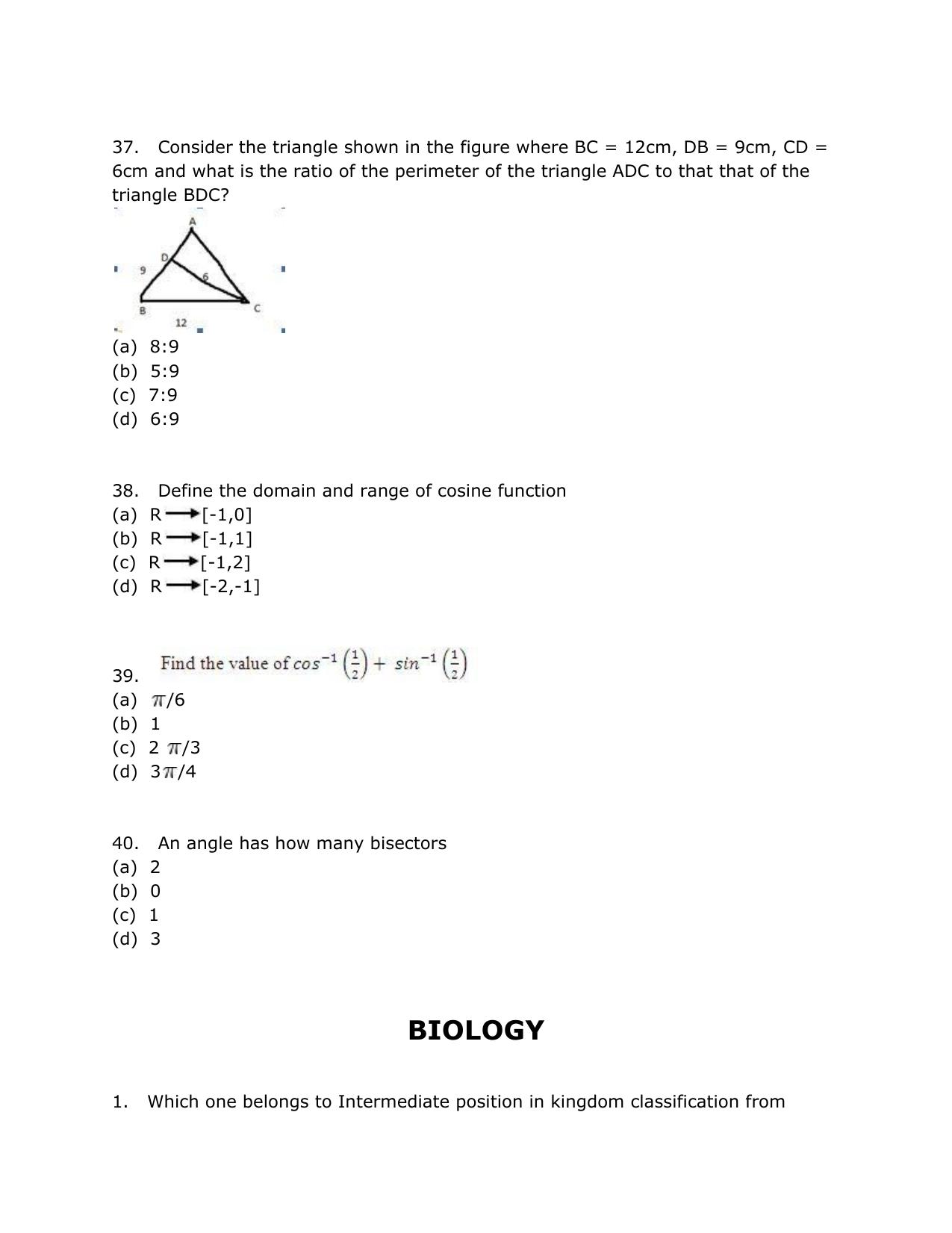 SRMJEEE Model Question Paper - Page 23